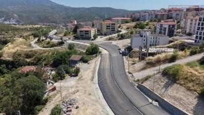 Karabük Belediyesi, 100. Yıl Mahallesi 1010. Cadde'de tamamladığı altyapı ve