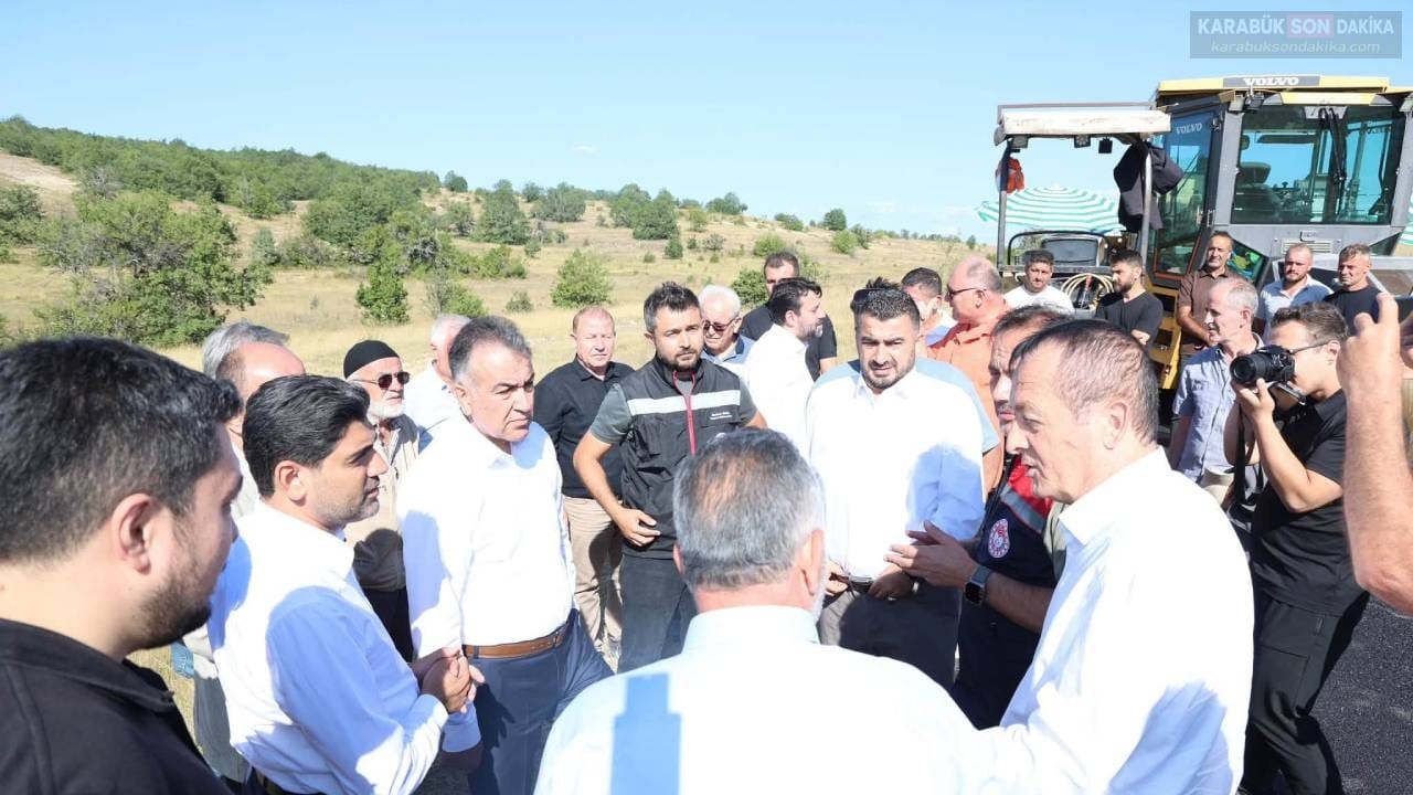 Karabük Valisi Oktay Çağatay, Eflani'nin Çavuşlu Köyü'nde İl Özel İdaresi