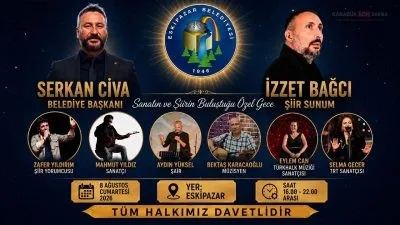 Eskipazar Belediye Başkanı Serkan Civa, cumartesi günü Millet Bahçesi'nde düzenlenecek