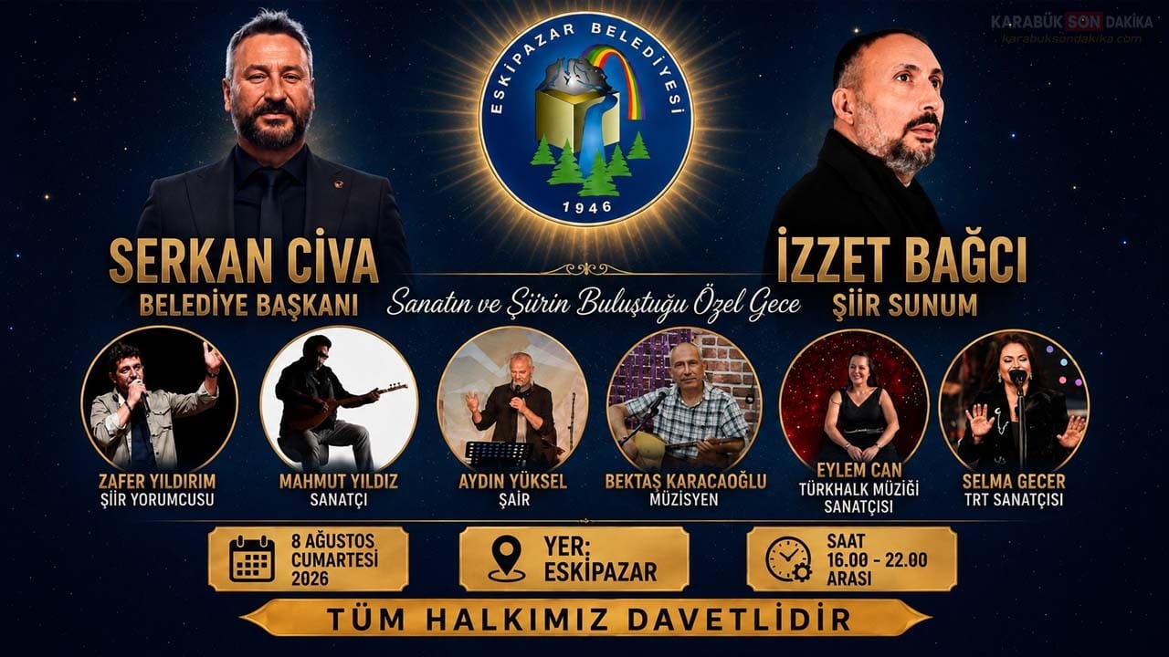 Eskipazar Belediye Başkanı Serkan Civa, cumartesi günü Millet Bahçesi'nde düzenlenecek