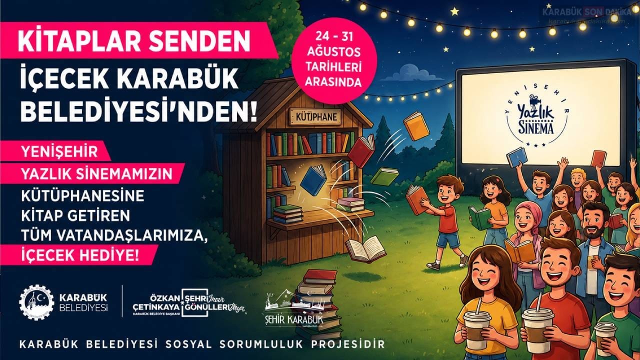 KARABÜK BELEDİYESİNDEN SİNEMADA ANLAMLI KİTAP KAMPANYASI 1 KARABÜK BELEDİYESİNDEN SİNEMADA ANLAMLI KİTAP KAMPANYASI