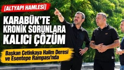 Karabük Belediyesi, kent merkezinde yıllardır çözüm bekleyen altyapı ve ulaşım