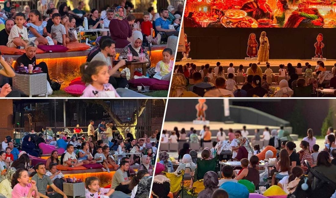Karabük Belediyesi tarafından Yenişehir Yazlık Sinema'da düzenlenen "Yıldızların Altında Masal