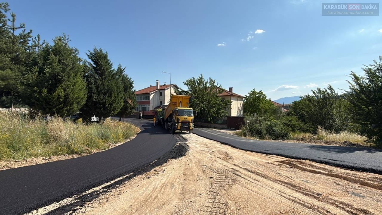 SAFRANBOLU’NUN DÖRT BİR YANINA ASFALT ATILIYOR