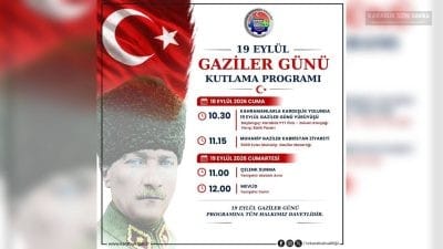 Karabük’te 19 Eylül Gaziler Günü dolayısıyla düzenlenecek kutlama programı açıklandı.