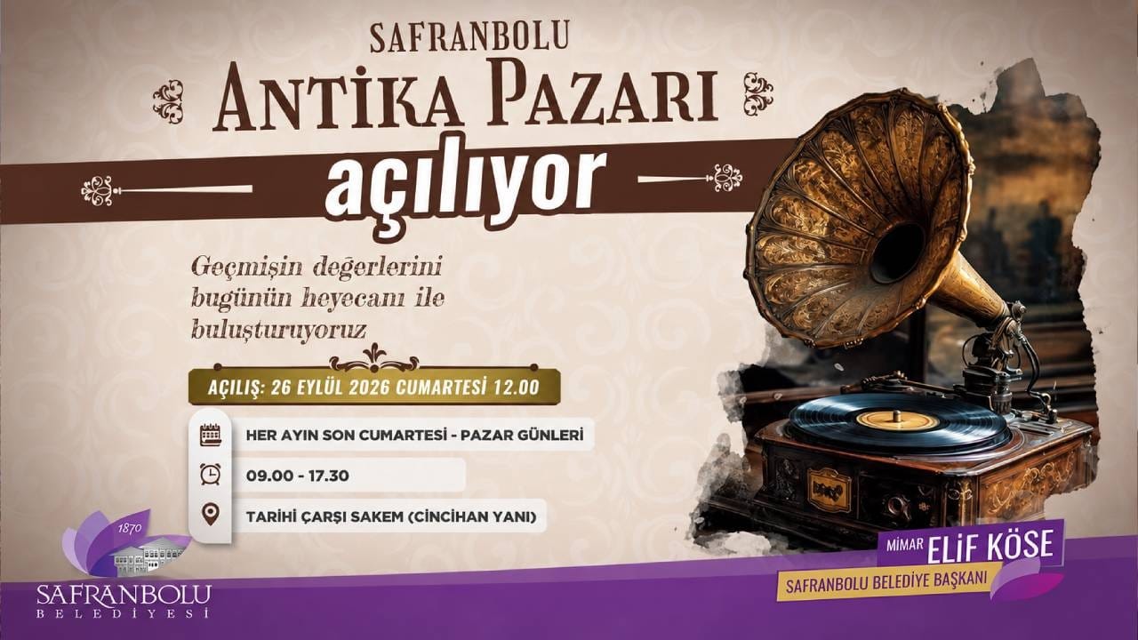 Safranbolu Belediyesi, kentin sosyal ve kültürel yaşamına katkı sunacak Antika