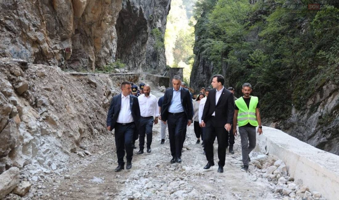 VALİ OKTAY ÇAĞATAY YENİCE’DE YATIRIMLARI YERİNDE İNCELEDİ Karabük Vali Oktay Çağatay, Yenice ilçesi ve Yortan Beldesi'ni ziyaret